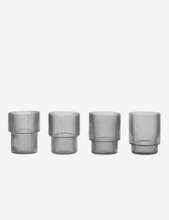 Ripple Glasses (Set Of 4) By Ferm Living -Tableware Supplies Store 100127 112