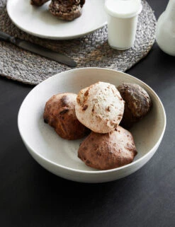 Weilan Low Serving Bowl, Black/Brown 15 Weilan Low Serving Bowl, Black/Brown -Tableware Supplies Store 206260120 10