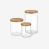 Glass Jars (Set Of 3) By NEAT Method 2 Glass Jars (Set Of 3) By NEAT Method -Tableware Supplies Store 6600 12598 S AC 6600 12599 M AC 6600 12599 L AC 6600 12600 XL AC 1
