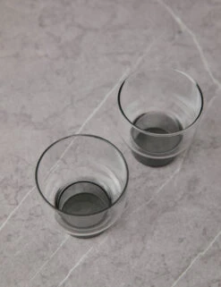 Aita Glass (Set Of 2) By Hudson Wilder -Tableware Supplies Store AitaSmokeBaseShortGlass setof211940