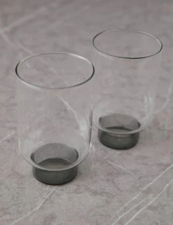 Aita Glass (Set Of 2) By Hudson Wilder -Tableware Supplies Store AitaSmokeBaseTallGlass setof211946