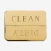 Dishwasher Magnet, Brass -Tableware Supplies Store BRA35 DWMBrassDishwasherMagnetB