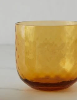 Dapple Tumbler (Set Of 2) By LSA International -Tableware Supplies Store DappleTumbler SunAmberbyLSAInternational A0655654 17561