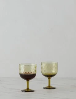 Dapple Wine Glass By LSA International -Tableware Supplies Store DappleWineGlass WoodlandGreenbyLSAInternational A0655653 17537