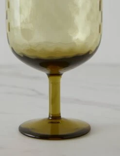 Dapple Wine Glass By LSA International -Tableware Supplies Store DappleWineGlass WoodlandGreenbyLSAInternational A0655653 17538