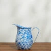 Enamelware Splatter Large Pitcher By Crow Canyon -Tableware Supplies Store EnamelwarePitcher7437