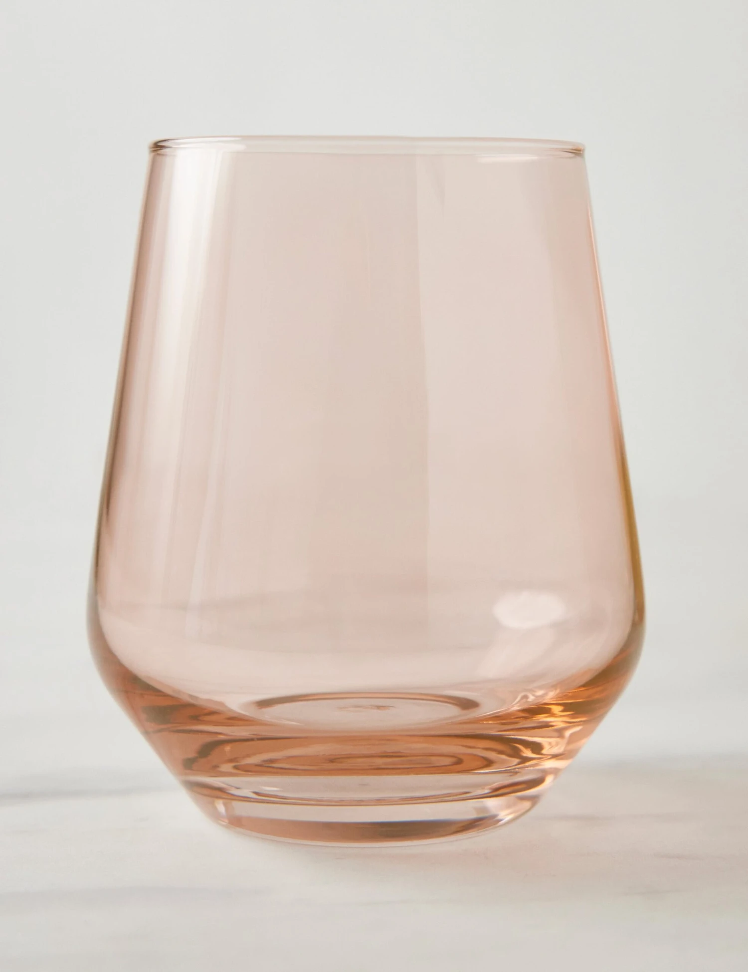 Stemless Wine Glass (Set Of 2) By Estelle Colored Glass - Image 10