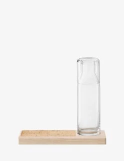 Plateau Carafe Set By LSA International -Tableware Supplies Store G1676 00 301 Plateau Carafe Set L28cm Clear Ash Cork Unpropped 2248x2923 RGB