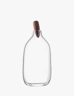 Float Decanter By LSA International -Tableware Supplies Store G1732 50 301 Float Decanter Walnut Stopper 1.4L Clear Unpropped 2248x2923 RGB