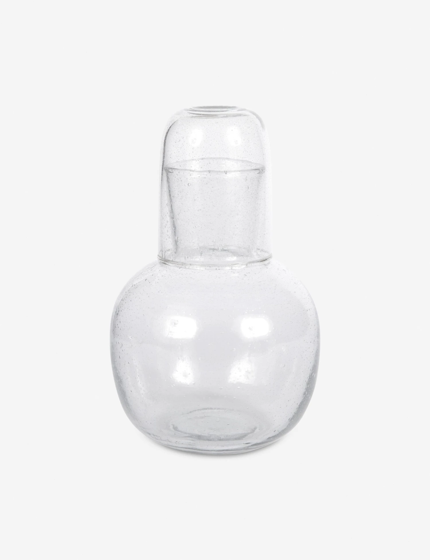 Seeded Glass Carafe Set 4 Seeded Glass Carafe Set - Image 2