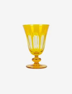 Rialto Tulip Glass (Set Of 2) -Tableware Supplies Store GTU02 GINRialtoGlassTulipGinger DarkYellow Set2