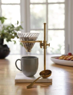 Brass & Marble Pour Over Stand By Farmhouse Pottery -Tableware Supplies Store Guest Breakfast 9704 9d94149d 37fa 48e4 95c5 7a850bd4643a
