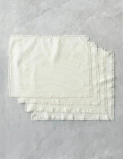 Essential Cotton Placemats (Set Of 4) By Hawkins New York 18 Essential Cotton Placemats (Set Of 4) By Hawkins New York -Tableware Supplies Store HawkinsNewYorkEssentialSetof4CottonPlacemats Ivory 0952