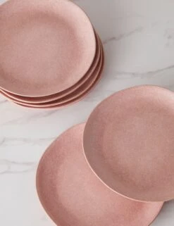 Livia Salad / Dessert Plate (Set Of 6) By Costa Nova -Tableware Supplies Store LiviaSaladPlate Setof6 byCasafina Rose L0467310 2197