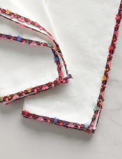 Fleur De Blanc Napkins (Set Of 4) By Atelier Saucier 7 Fleur De Blanc Napkins (Set Of 4) By Atelier Saucier -Tableware Supplies Store Lulu and Georgia JubileePlaidCocktailNapkins Setof4 byAtelierSaucier A0657293 Product 0648