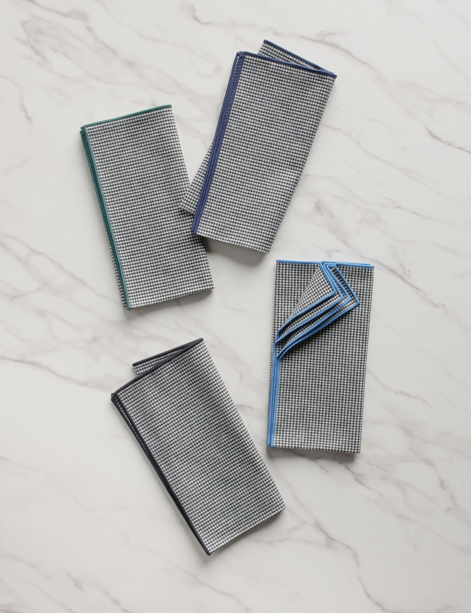 Noir Royale Napkins (Set Of 4) By Atelier Saucier 3 Noir Royale Napkins (Set Of 4) By Atelier Saucier