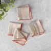 Linen Napkins (Set Of 4) By MADRE -Tableware Supplies Store MADRELinenNapkins Crimini Small Setof4 4744