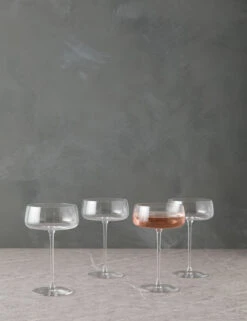 Metropolitan Champagne Saucers (Set Of 4) By LSA International