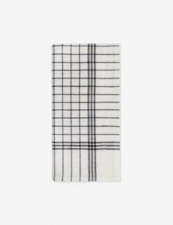 French Lattice Napkins (Set Of 4) By Heather Taylor Home -Tableware Supplies Store NAP FREN BLK FRENCHLATTICE BlackNapkin 1