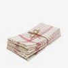 French Lattice Napkins (Set Of 4) By Heather Taylor Home 1 French Lattice Napkins (Set Of 4) By Heather Taylor Home -Tableware Supplies Store NAP FREN RED FRENCHLATTICE RedNapkins 4