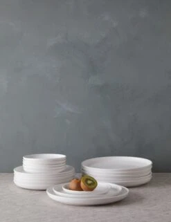 Pacifica Plate Set (18-Pieces) By Casafina (Dinner + Salad + Bread)