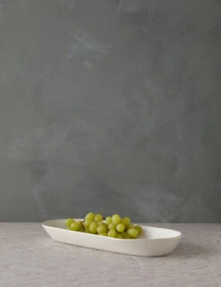Weilan Large Serving Dish -Tableware Supplies Store PionLargeServingDish Gray WhitebyHouseDoctor 12156