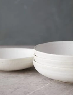 Weilan Low Bowl (Set Of 4) 12 Weilan Low Bowl (Set Of 4) -Tableware Supplies Store WeilanLowBowl Setof4 White Grey 0088