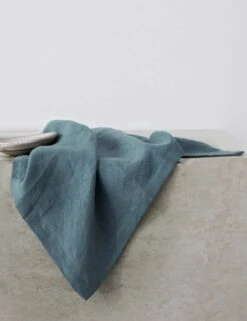 Linen Table Napkins (Set Of 4) By Cultiver -Tableware Supplies Store cultiver linen table napkins set of 4 bluestone 1