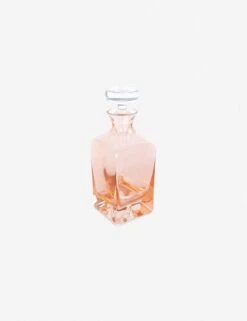 Decanter By Estelle Colored Glass -Tableware Supplies Store ecdecanterblushpink501 2