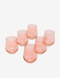 Stemless Wine Glass, (Set Of 6) By Estelle Colored Glass 17 Stemless Wine Glass, (Set Of 6) By Estelle Colored Glass -Tableware Supplies Store estelle stemware pink 300 a421cb69 1eef 4a33 83d6 b9ff25817df6