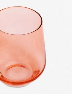Stemless Wine Glass, (Set Of 6) By Estelle Colored Glass 19 Stemless Wine Glass, (Set Of 6) By Estelle Colored Glass -Tableware Supplies Store estelle stemware pink 302