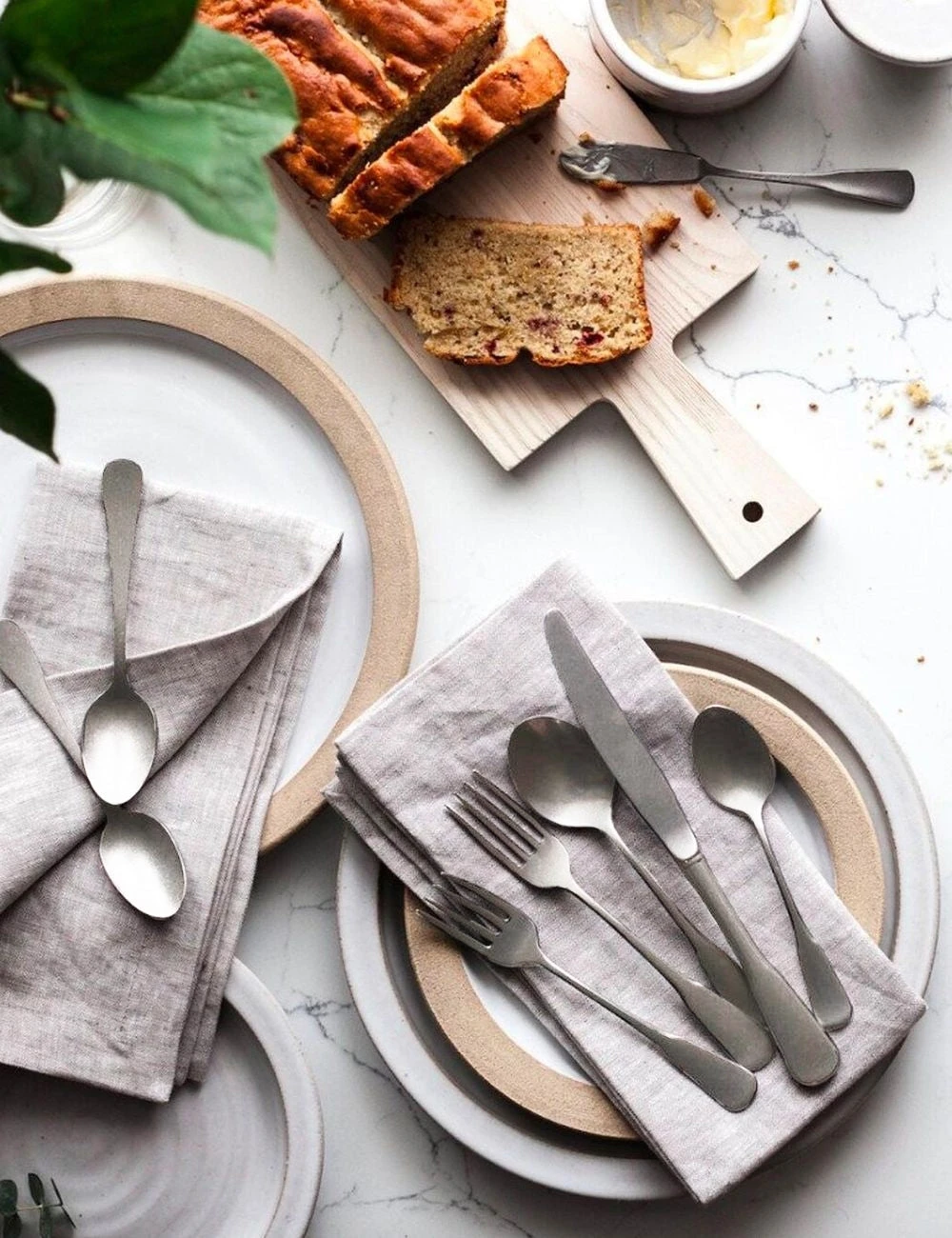 Shelburne 5-Piece Flatware Set, Stainless Steel By Farmhouse Pottery 4 Shelburne 5-Piece Flatware Set, Stainless Steel By Farmhouse Pottery - Image 2